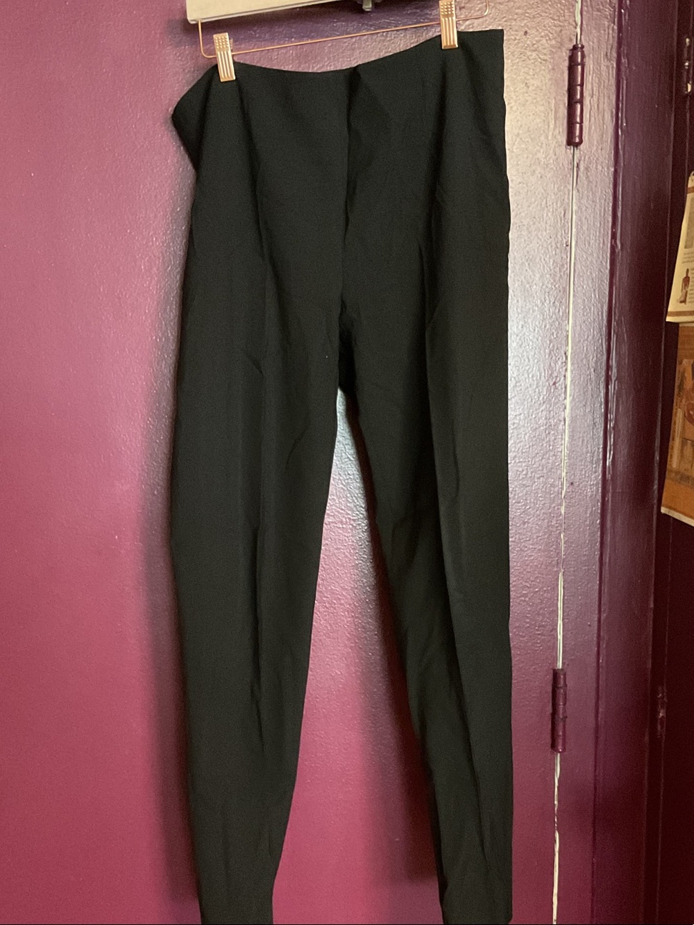 Women’s Black Tailored Dress Pants - Classic Slim Fit